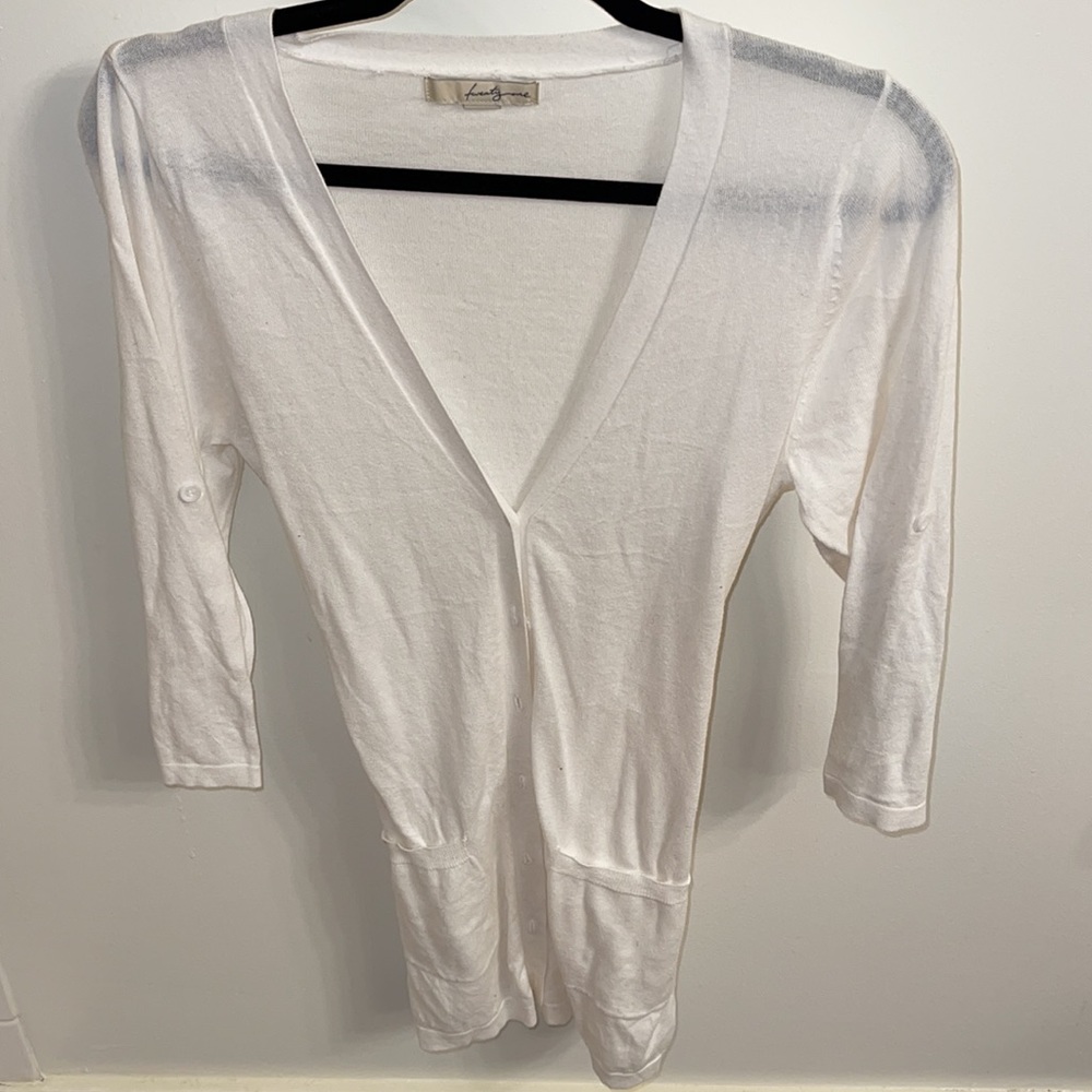 Forever 21 Cardigan Size S Color Cream - Picture 1 of 9